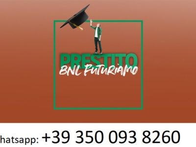 FINANZIAMENTO/€3.000 - €9.000.000/+393500938260
