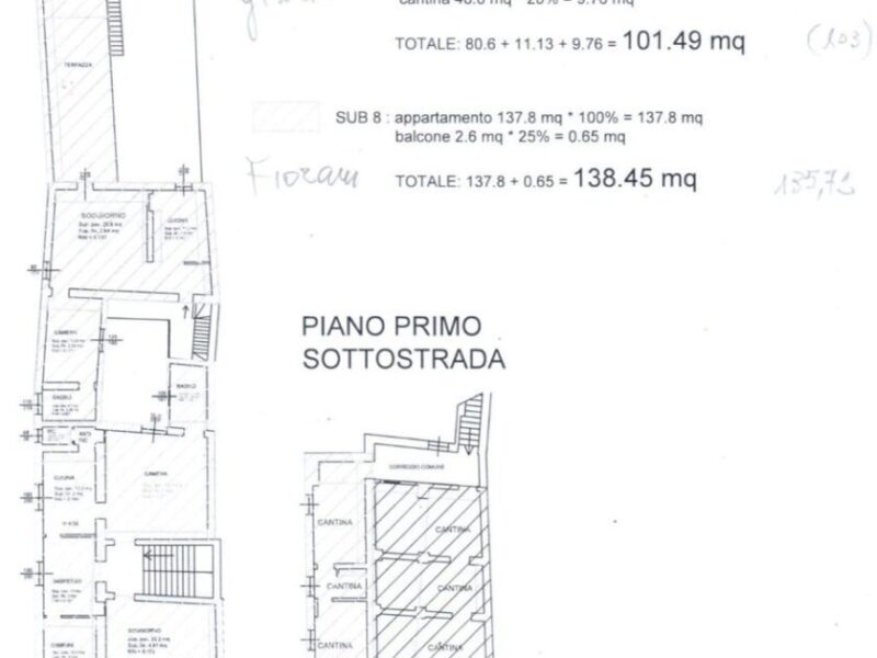 Appartamento al secondo piano in Corso Vittorio Emanuele, 93