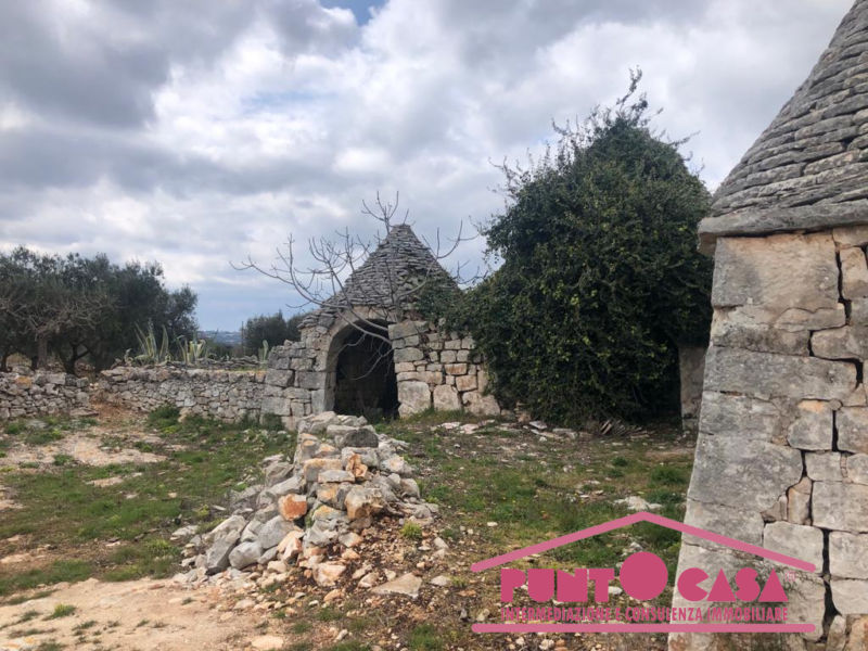 COMPLESSO DU TRULLI DA RISTRUTTURARE CON AMPIO TERRENO,