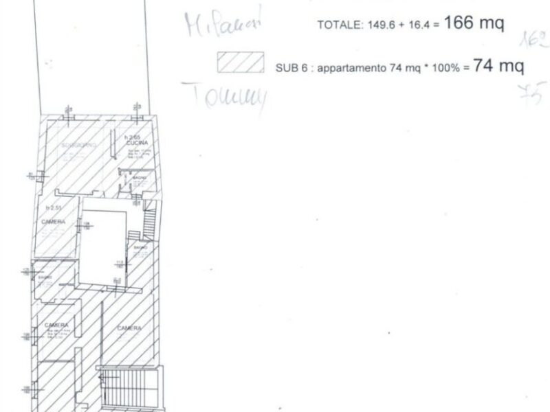 Appartamento al secondo piano in Corso Vittorio Emanuele, 93