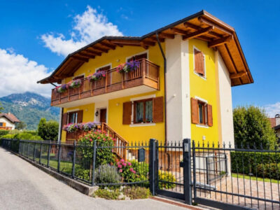 Una villa con affaccio sulla Vigolana