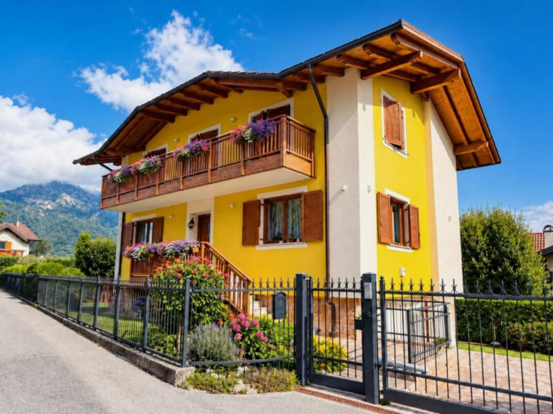 Una villa con affaccio sulla Vigolana